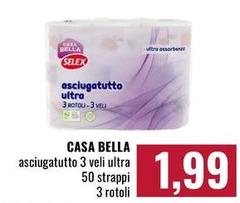 Bella - Asciugatutto 3 Veli Ultra 50 Strappi
