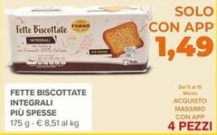 I Tesori Del Forno - Fette Biscottate Integrali Più Spesse