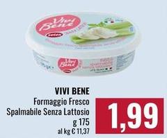 Viver bene - Formaggio Fresco Spalmabile Senza Lattosio