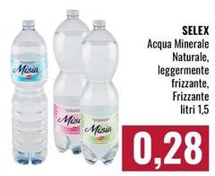 Selex - Acqua Minerale Naturale, Leggermente Frizzante, Frizzante