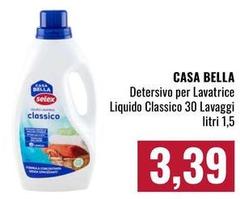Bella - Detersivo Per Lavatrice Liquido Classico 30 Lavaggi