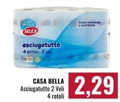 Casa - Asciugatutto 2 Veli 4 Rotoli
