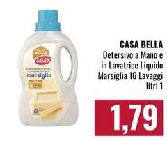 Bella - Detersivo A Mano E In Lavatrice Liquido Marsiglia 16 Lavaggi