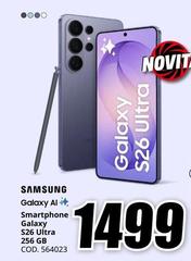 Samsung - Galaxy Al + Smartphone Galaxy S26 Ultra 256GB