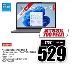 Lenovo - Notebook Ideapad Slim 3