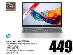 HP - Notebook 15-FCO097NL