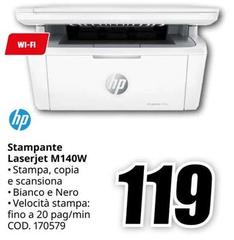 HP - Stampante Laserjet M140W