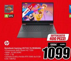 HP - Notebook Gaming Victus 15-FB3004NL
