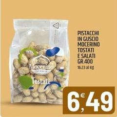 Mocerino - Pistacchi In Guscio  Tostati E Salati
