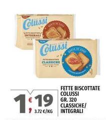 Colussi - Fette Biscottate Classiche