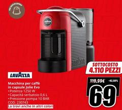 Lavazza - Macchina Per Caffè In Capsule Jolie Evo