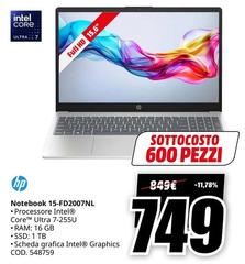 HP - Notebook 15-Fd2007NL