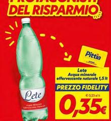 Lete -  Acqua Minerale Effervescente Naturale