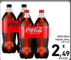 Coca Cola - Regular, Zero