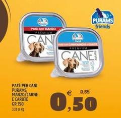 Purams - Pate Per Cani Manzo/Carne E Carote