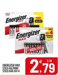 Energizer - Max Stilo Aa/Mini Aaa Aa