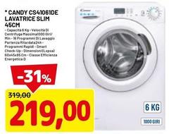 Candy -  CS41061DE Lavatrice Slim 45CM