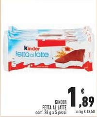 Kinder - Fetta Al Latte