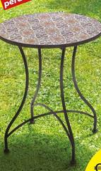 Tavolo Con Decoro In Ceramica Fatto A Mano