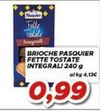 Pasquier - Brioche  Fette Tostate Integrali