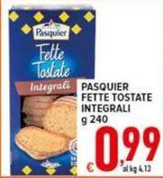 Pasquier - Fette Tostate Integrali