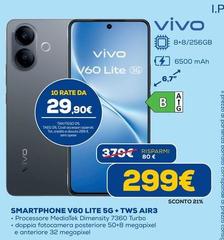 Vivo - Smartphone V60 Lite 5G + TWS AIR3