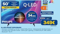 Philips - Q-Led Smart 50PUS8400