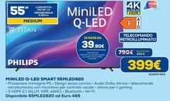 Philips - Miniled Q-Led Smart 55MLED820