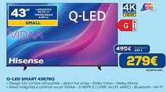 Hisense - Q-Led Smart 43E79Q
