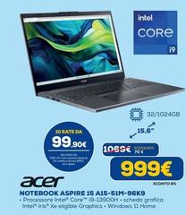 Acer - Notebook Aspire 15 A15-51M-96K9