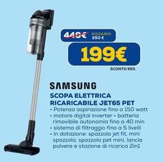 Samsung - Scopa Elettrica Ricaricabile Jet65 Pet