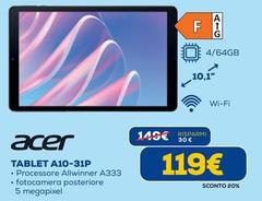 Acer - Tablet A10-31P
