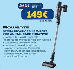 Rowenta - Scopa Ricaricabile X-Pert 7.60 Animal Care RH6A71WO