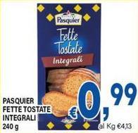 Pasquier - Fette Tostate Integrali