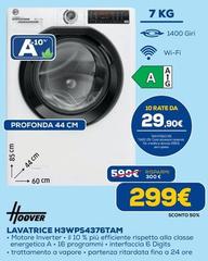 Hoover - Lavatrice H3WPS4376TAM