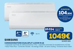 Samsung - Condizionatore Dualsplit Luzon 9+12