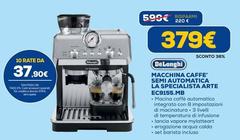 De Longhi - Machina Caffe' Semi Automatica La Specialista Arte EC9155.MB