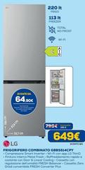 LG - Frigorifero Combinato GBBS514CPY
