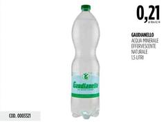 Gaudianello - Acqua Minerale Effervescente Naturale