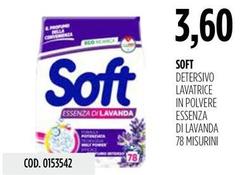 Soft - Detersivo Lavatrice In Polvere Essenza Di Lavanda