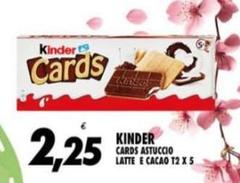 Kinder - Cards Astuccio Latte E Cacao