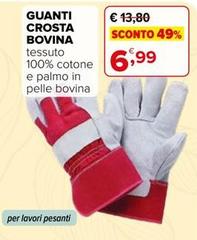 Guanti Crosta Bovina