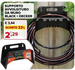 Supporto Avvolgitubo Da Muro Black + Decker