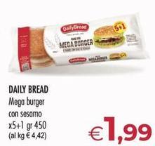 Daily bread - Mega Burger Con Sesamo