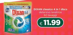 Dixan - Classico 4 In 1 Discs Detersivo Lavatrice