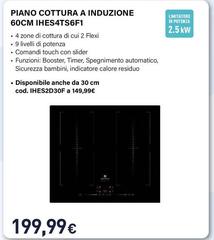 Electroline - Piano Cottura A Induzione 60Cm IHES4TS6F1