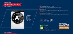 Hoover - Lavatrice H-Wash&Dry 700 H7D 4128MBC8-S