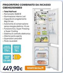Electroline - Frigorifero Combinato Da Incasso CBEHS250NBE0