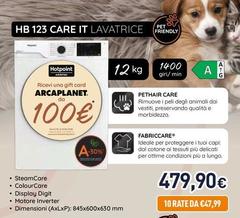 Hotpoint - Ariston HB 123 CARE IT Lavatrice 