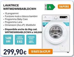 Electroline - Lavatrice WRTMDWM8ABLDCWH